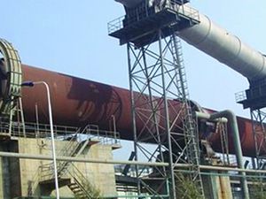 Вращающаяся печь для получения антрацита